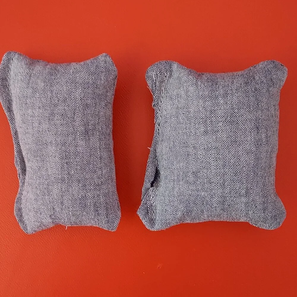 Set of Two Catnip Pillow Cat Toys